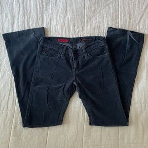 AG Adriano Goldschmied- The Angel Dark Navy Corduroy Pants